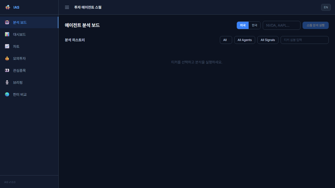 Investment Agent Swarm screenshot